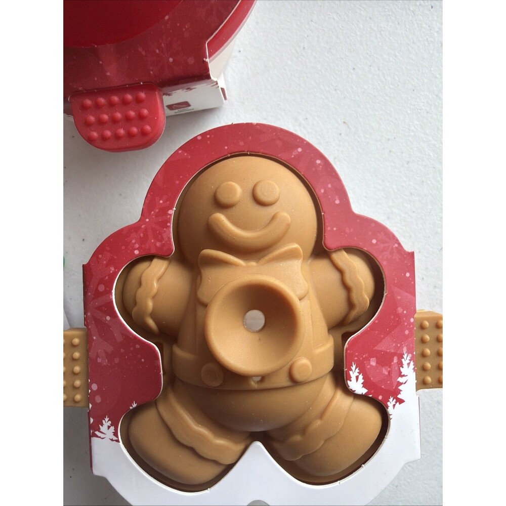 CWC Cook With Color Christmas Silicone Ice Mold Set Tree Gingerbread Snowflake - Picture 3 of 10